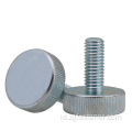 DIN653 Biru Putih Zinc Grade 8.8 Knurled Thin Thumbs Screws